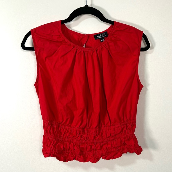 J. Crew | Hyacinth Top In Cotton Poplin - Picture 5 of 15